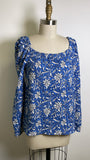 Loft Blue Print Top, S