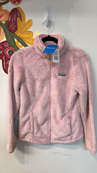 New Columbia Pink Cloudy Day Fleece Jacket, S