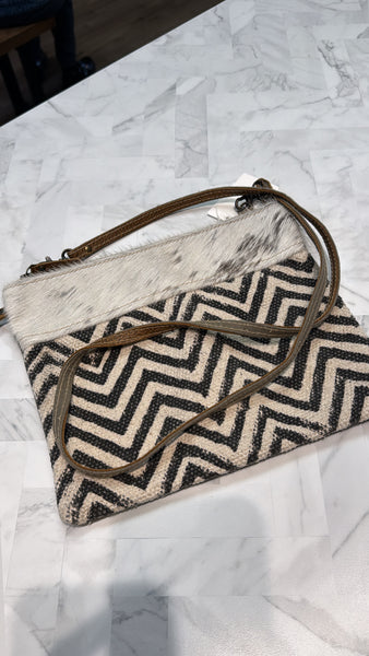 Myra Bag Chevron Crossbody Bag, 11"x9"
