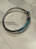 Belle Étoile Aria Sterling Silver Bangle Bracelet (retail $595)