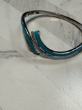 Belle Étoile Aria Sterling Silver Bangle Bracelet (retail $595)