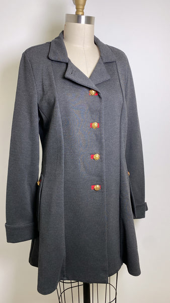 Joseph Ribkoff Charcoal Coat, 12