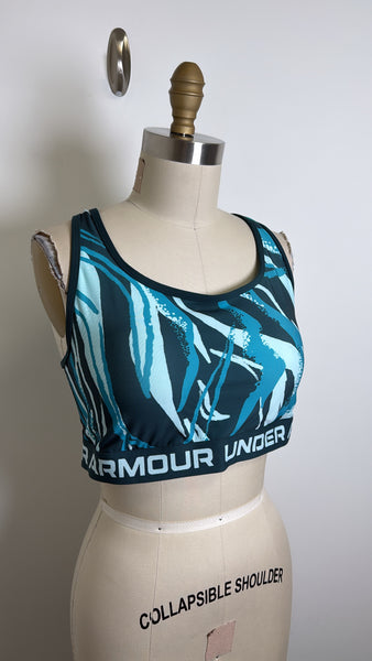 New Under Armour Green Crossback Sports Bra, 2X
