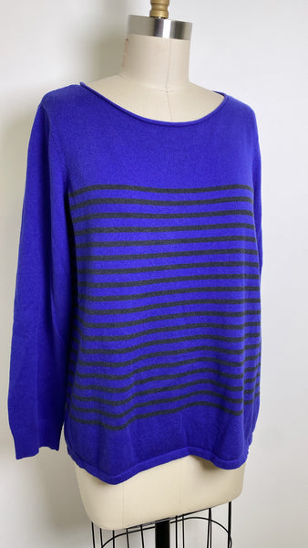 Eileen Fisher 100% Cotton Purple Sweater, M