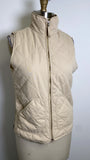 New Mi Ami Ivory Quilted Vest, S