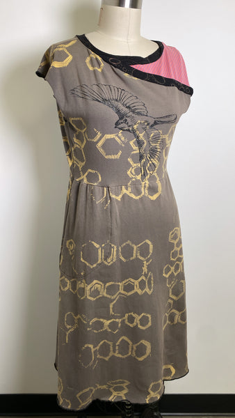 Jenny Threads Bird Print Dress, S