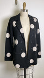 New Chico's Cardigan Sweater Blazer Black Jacket, M