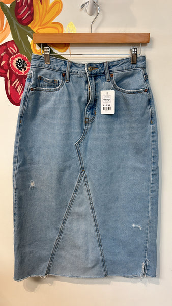 Old Navy Higher High Rise Denim Skirt, 6