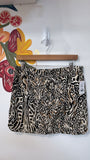 Royalty Animal Print Skort Skirt, M