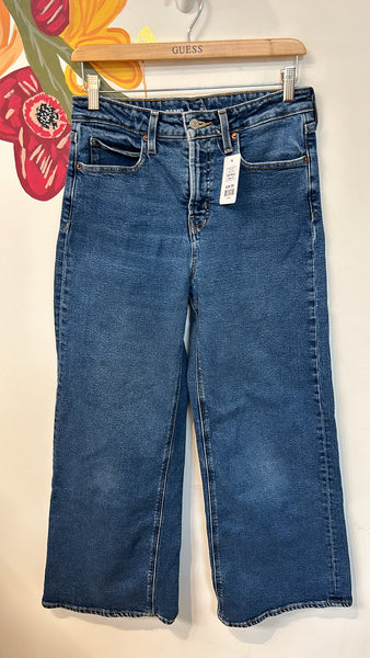 Old Navy Sky High Wide Leg Jeans, 6