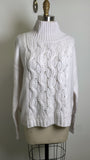 White House Black Market White Sweater, L