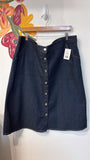 Jennifer Lauren Denim Skirt, 2X