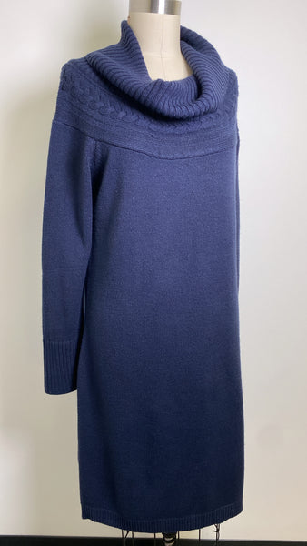 New York & Co Blue Sweater Dress, XL