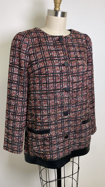 New Express Tweed Jacket, L (retail $228)