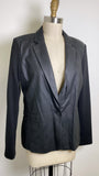 Michael Kors Black Faux Leather Jacket, 12
