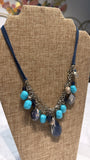 Silver/Blue/Turquoise Necklace
