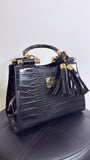 bebe Black Handbag, 9"x6"