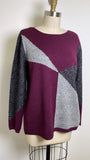 Karen Scott Purple Sweater, M