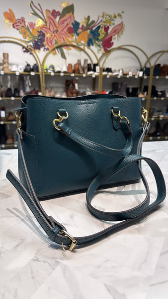Nanette Lepore Teal Crossbody Bag, 11"x7.5"