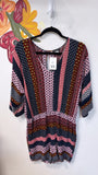 Venus Print Romper, L