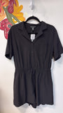 New Athleta Black Avenue Romper, M