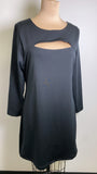 Planet Gold Black Dress, XL