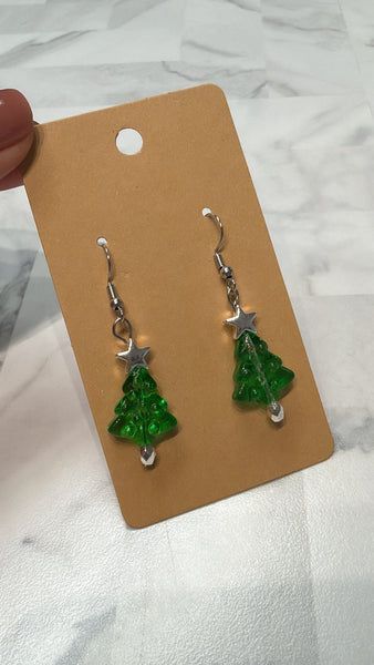 Christmas Tree  Earrings