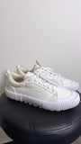 Levi's White/Ivory Canvas Shoes, 8.5