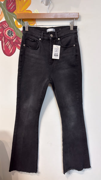 Loft Black Slim Flare Jeans, 2