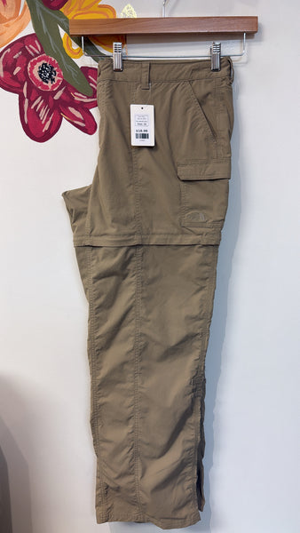 The North Face Tan Zip Off Hiking Pants, 16
