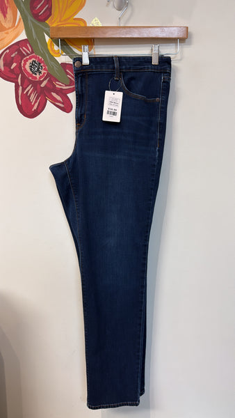 Old Navy Power Slim Straight Jeans, 16 Long