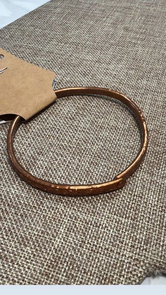 Hammered Copper Bracelet