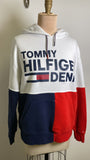 Tommy Hilfiger White Hoodie Sweatshirt, M