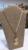 Zara Gold/Pearl Necklace