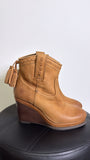 Ariat Brown Leather Boots, 5.5