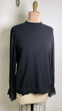 CeCe Black Sweater, L