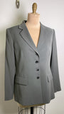 Kasper Gray Pinstripe Blazer Jacket, 12