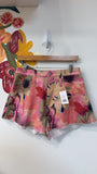 Steve Madden Denim Floral Shorts, 28 (6)