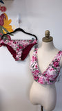 New Mossimo 2pc Floral Swimsuit, L/XL (top large, bottoms XL)