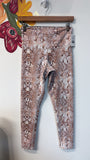 Snake Print Leggings, M