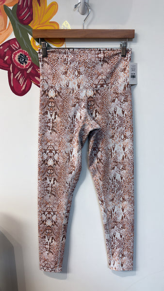 Snake Print Leggings, M