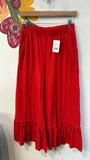 Sugar Lips Red 27" Inseam Pants, M