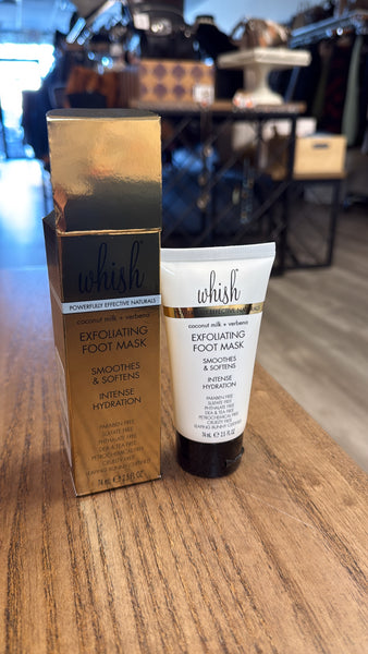 New Whish  Coconut Milk + Verbena Exfoliating Foot Mask, 2.5oz