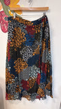Maurices Black Print Skirt, 0X (XL)
