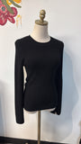 Banana Republic Bell Sleeve Black Sweater, XXS