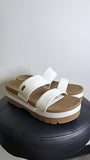 Reef White Horizon Sandals, 9