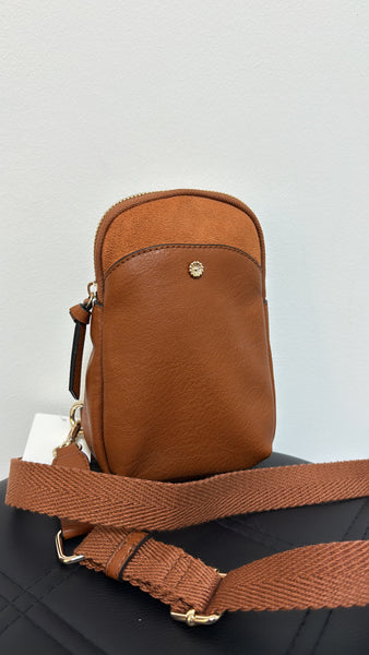 Lauren Conrad Brown Crossbody Bag, 7.5"x5"