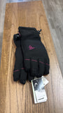 New Head Black/Pink Ski Gloves, L