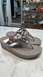 Fit Flop Silver Sandals, 7
