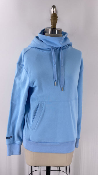 New Favorite Daughter Blue Hoodie Sweatshirt, XS